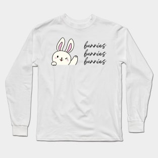 Bunnies Bunnies Bunnies Long Sleeve T-Shirt